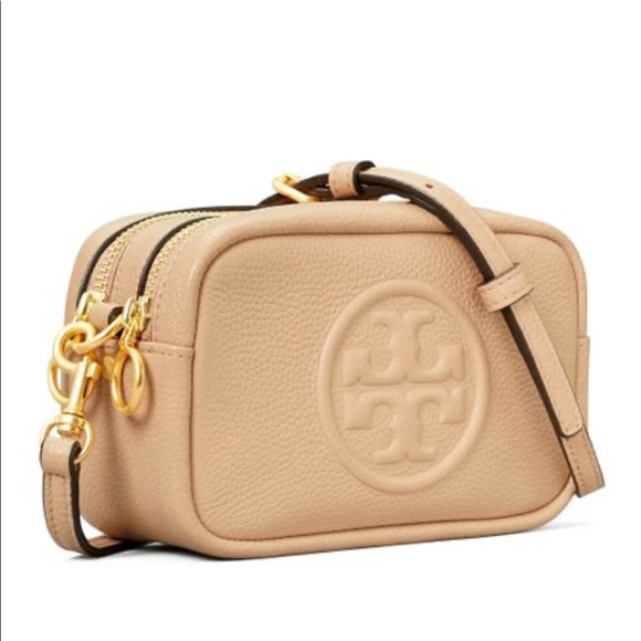 Tory Burch Handbags - Tory Burch Perry Bombe Mini Bag - color: Devon Sand